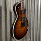 ESP LTD EC-1000 ET Evertune Quilt Top Dark Brown Sunburst Guitar EC1000ETQMDBSB #0074 Used