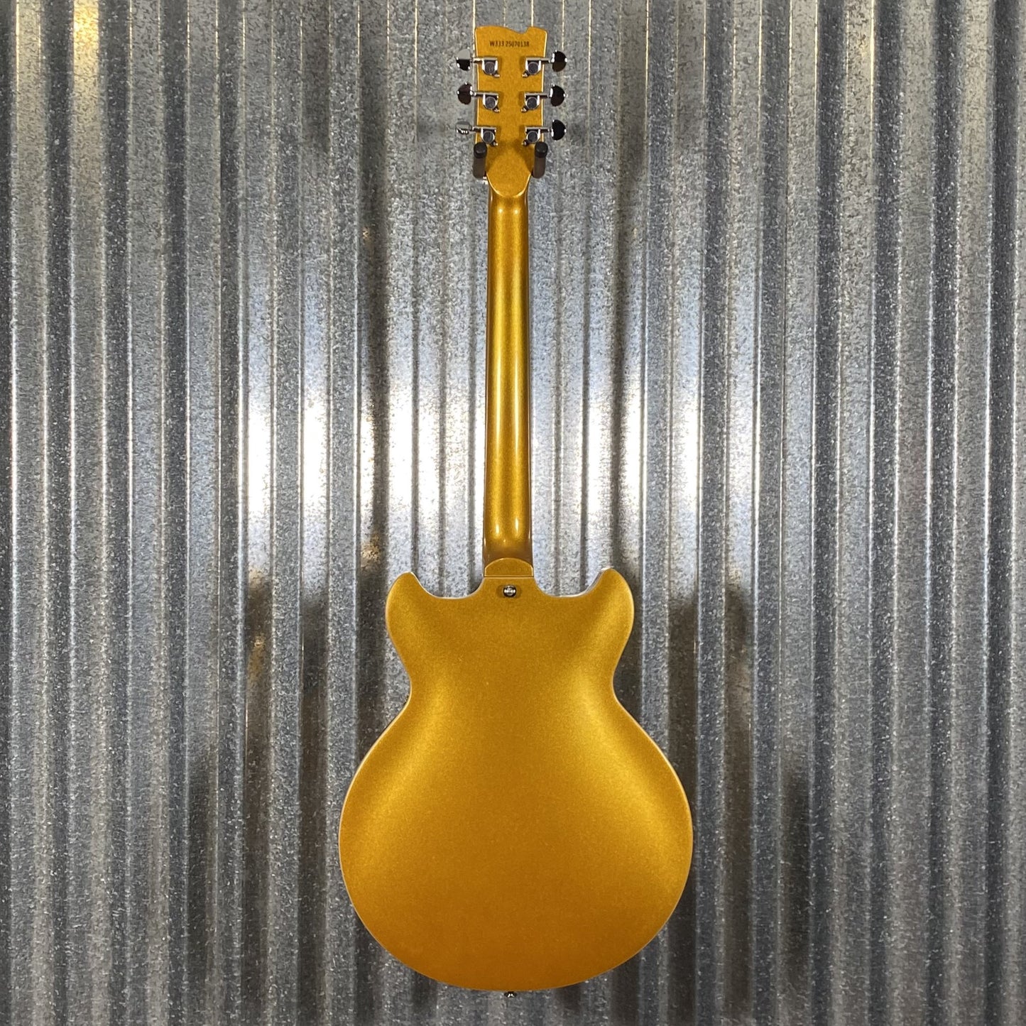 Westcreek Guitars 333 Semi Hollow Body Double Cutaway Gold #0138  Used