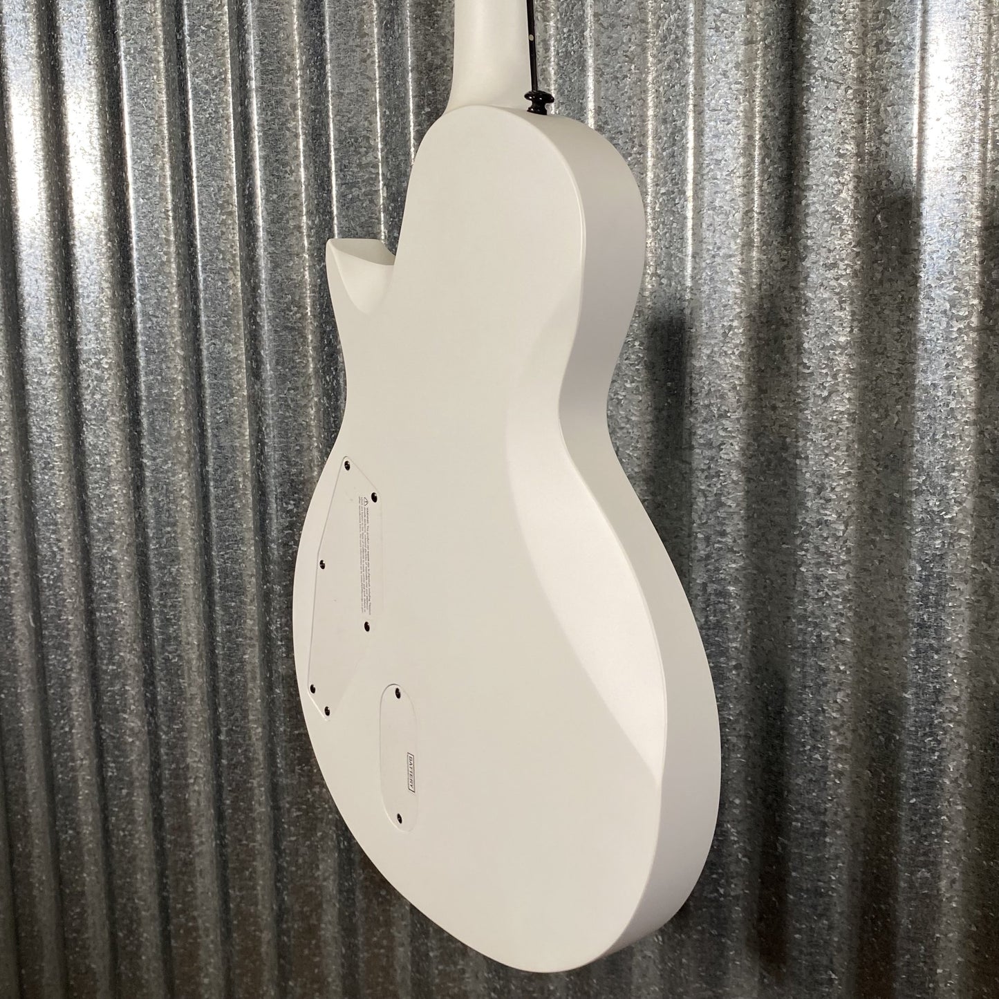 ESP LTD EC Arctic Metal Snow White Satin Guitar ECARMSWS #0177 Used