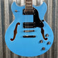 Westcreek Guitars 333 Semi Hollow Body Double Cutaway Blue #0087 Used