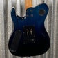 Westcreek Guitars Helyx T Style Dual Humbucker Ocean Vortex Blue Guitar #0050 Used