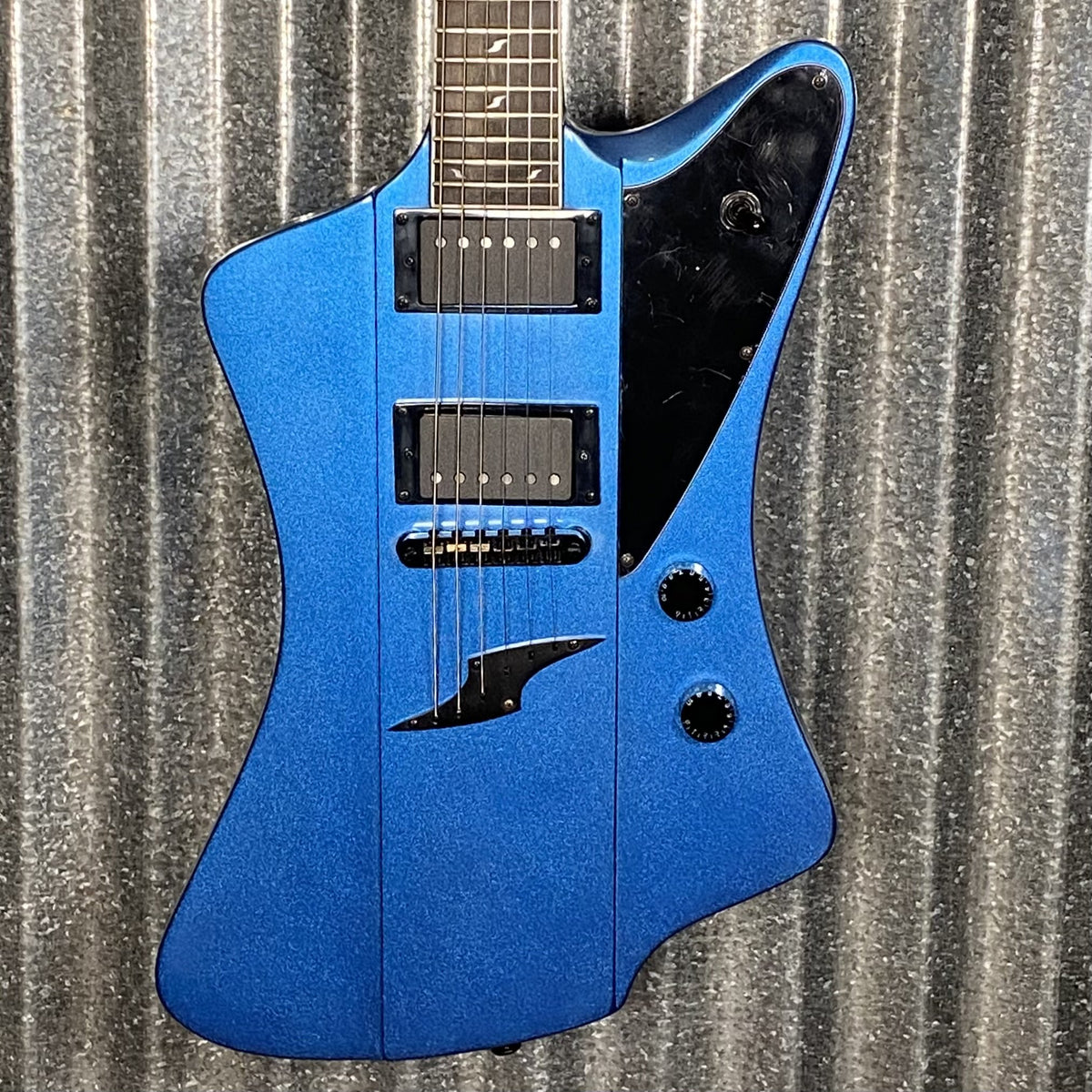 Westcreek Guitars Mirage T Bird Style Dual Humbucker Guitar Blue #0009 Used