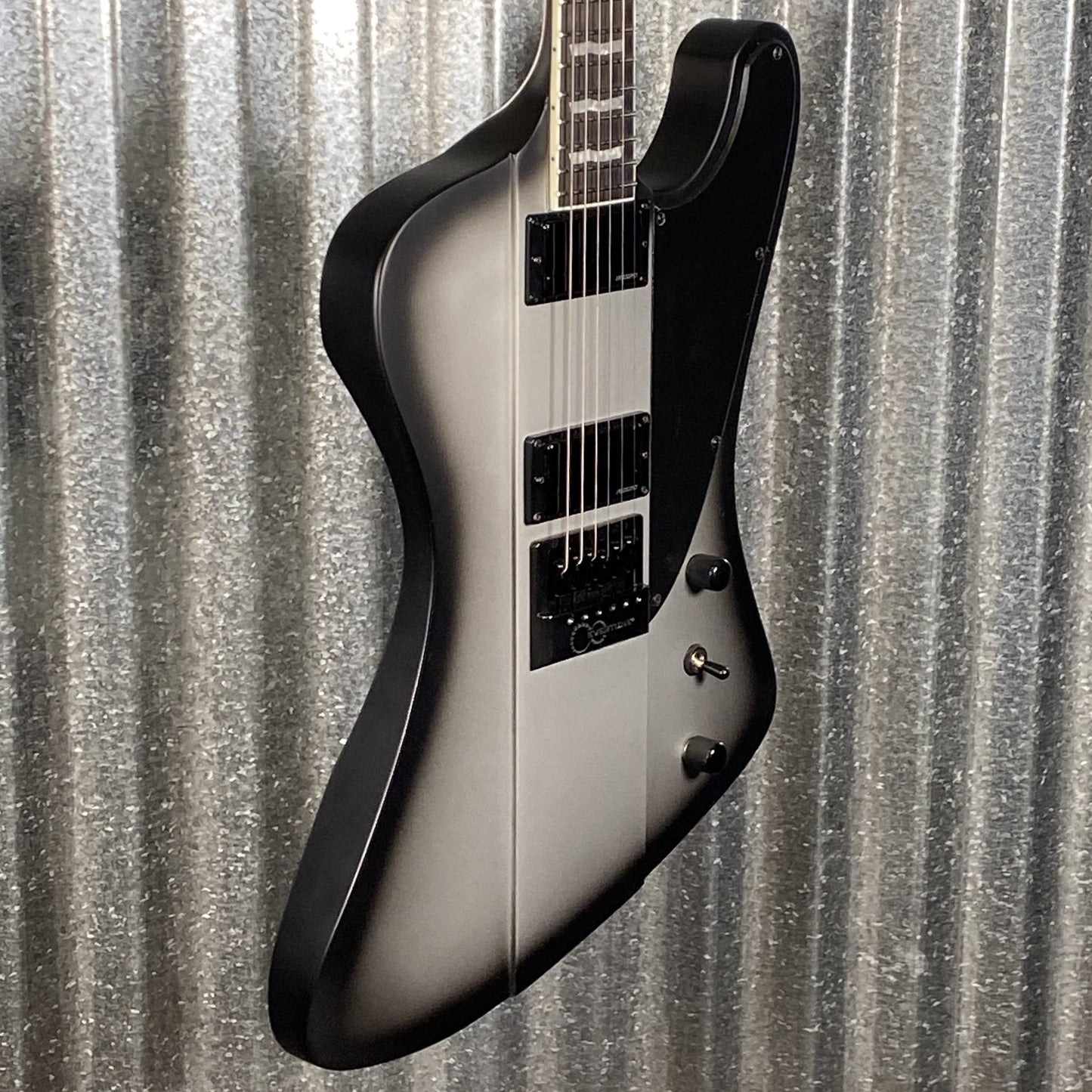 ESP LTD Phoenix-1000 Evertune Silver Burst Satin Guitar PHOENIX1000ETSSBS #1429 Used
