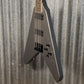 HardLuck Kings Cobra V 4 String Bass Gun Metal & Case #26001 Used