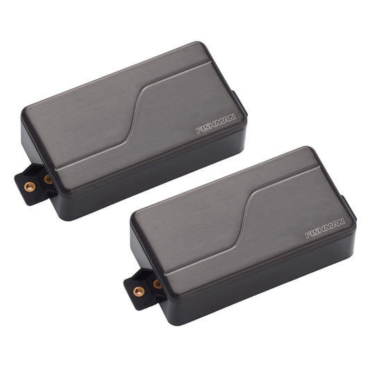 Fishman Fluence Modern Humbucker 6 String Pickup Set Brushed Black Nickel
