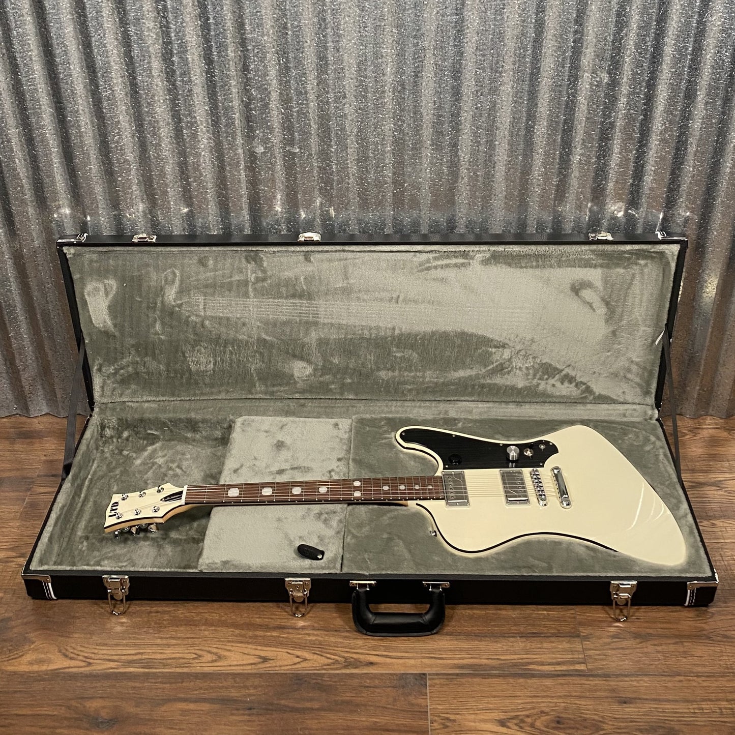 ESP LTD RZK-III Richard Z Kruspe Olympic White Guitar & Case RZKIIOW #0527 Used