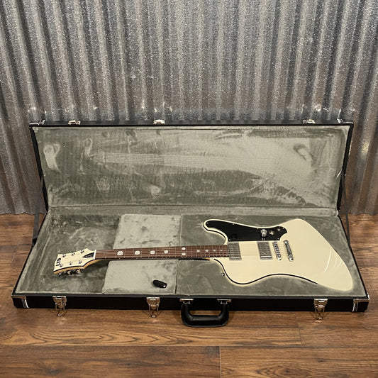 ESP LTD RZK-III Richard Z Kruspe Olympic White Guitar & Case RZKIIOW #0527 Used