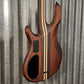 Cort Artisan A4 Ultra Ash Etched Natural Black 4 String Bass & Bag A4ULTRAENB #5020