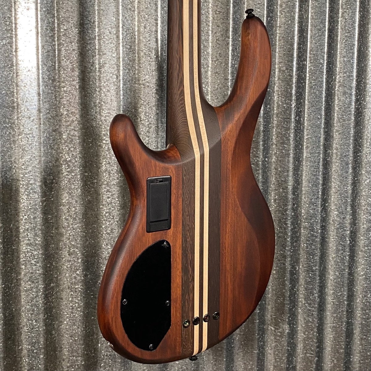Cort Artisan A4 Ultra Ash Etched Natural Black 4 String Bass & Bag A4ULTRAENB #5020
