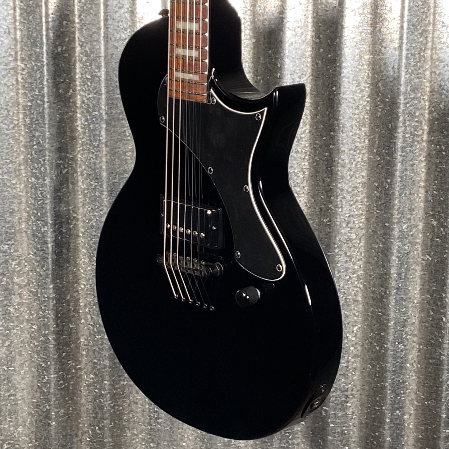 ESP LTD EC-201 Flat Top Black Guitar EC201FTBLK #0298 Used