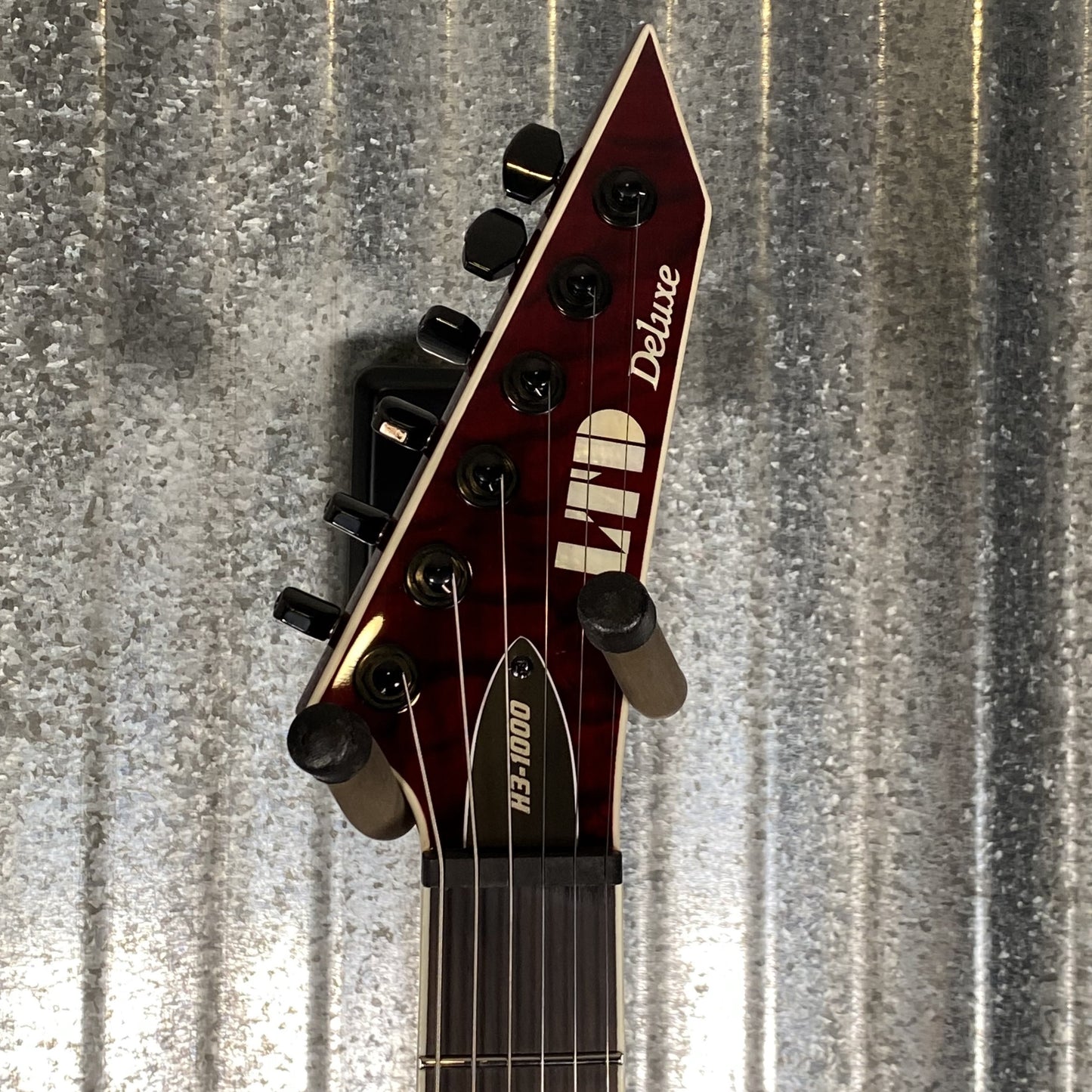 ESP LTD H3-1000 Quilt Top See Thru Black Cherry H31000QMSTBC #1267 Used
