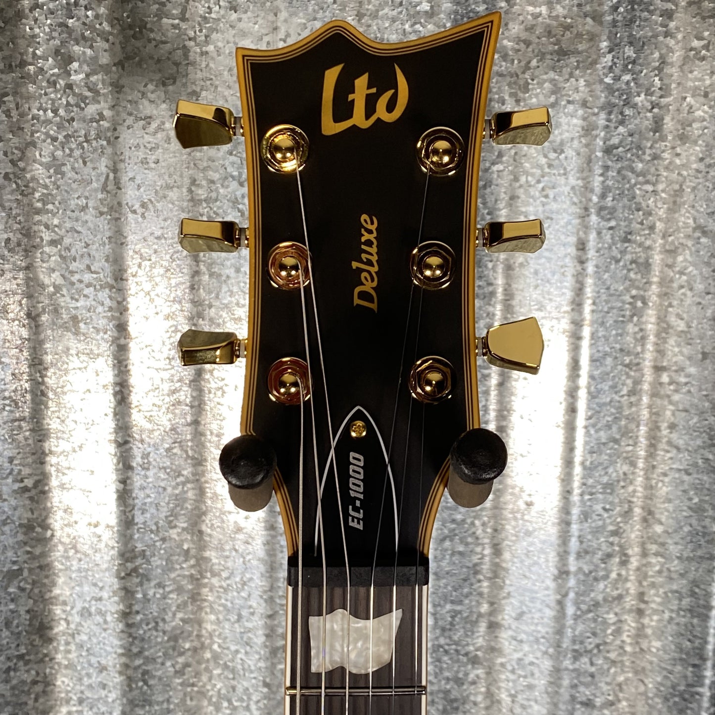 ESP LTD EC-1000 Vintage Black EMG Guitar EC1000VB #0188 Used