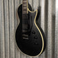 ESP LTD EC-1000 FR Floyd Rose Black Satin EMG Guitar & Case #1888 Used
