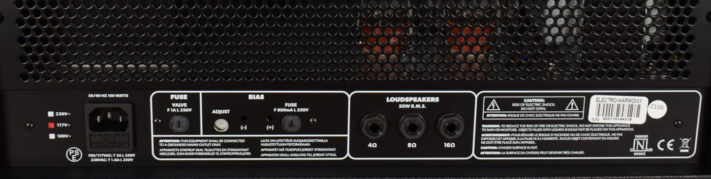 Electro-Harmonix MIG-50 Reissue Sovtek All Tube 50 Watt Guitar Amplifier MIG 50