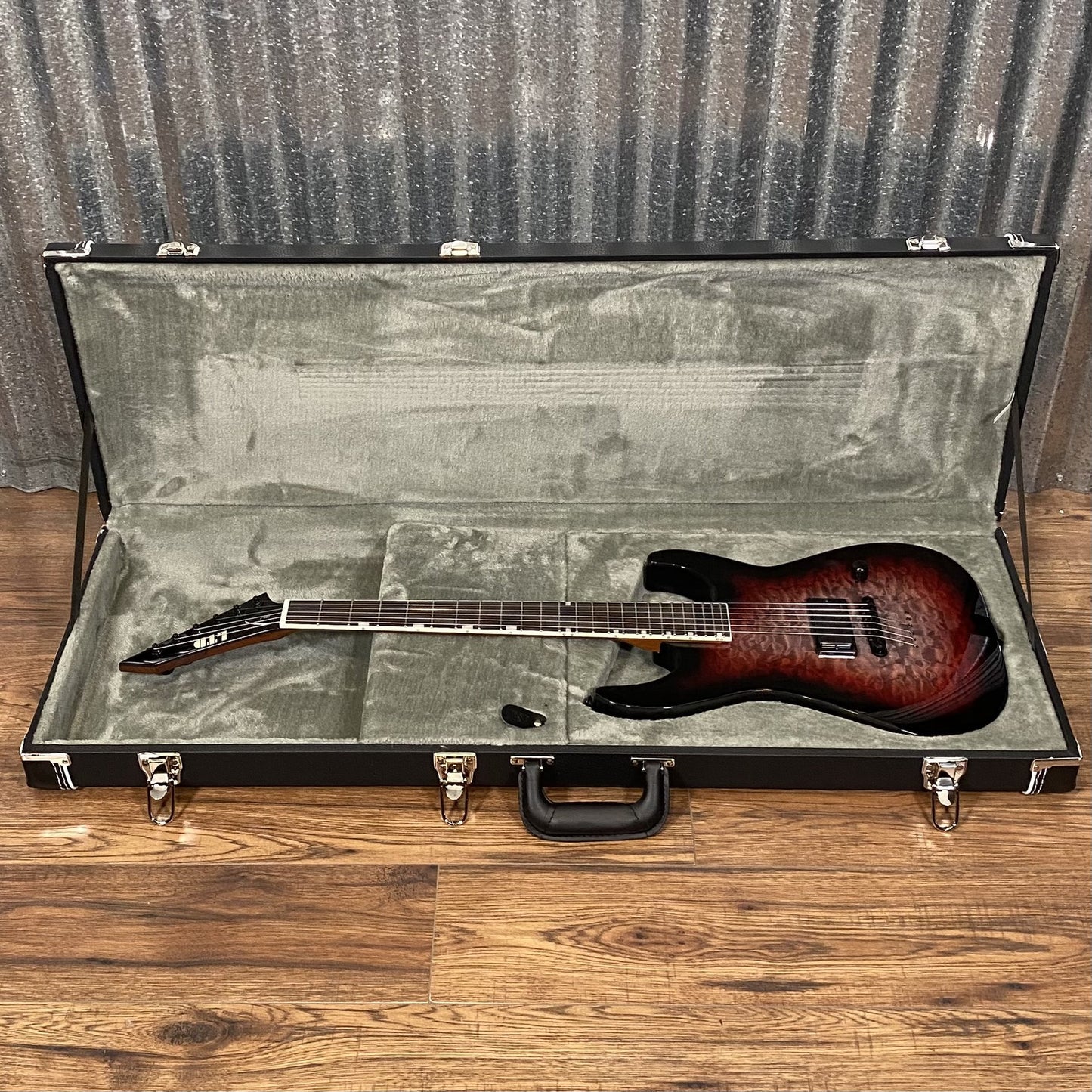 ESP LTD JM-1 Josh Middleton Deep Blood Moon Guitar & Case JMIQMDBLM #0083 Used
