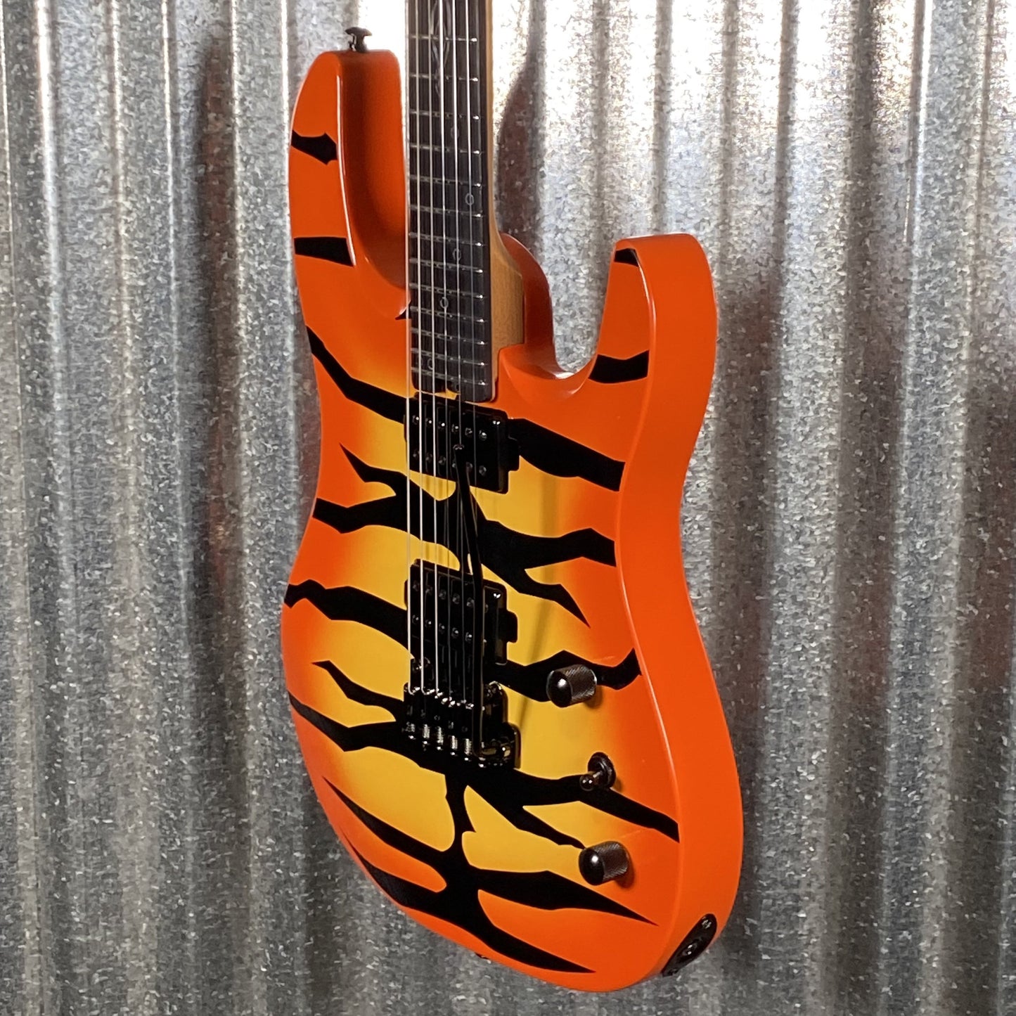 Westcreek Guitars Aetheris Superstrat Yellow Tiger Guitar #0022 Used