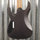 ESP LTD M-1007 7 String Multi Scale Flame See Thru Black Satin Guitar M1007MSFMSTBLKS #1012 Used
