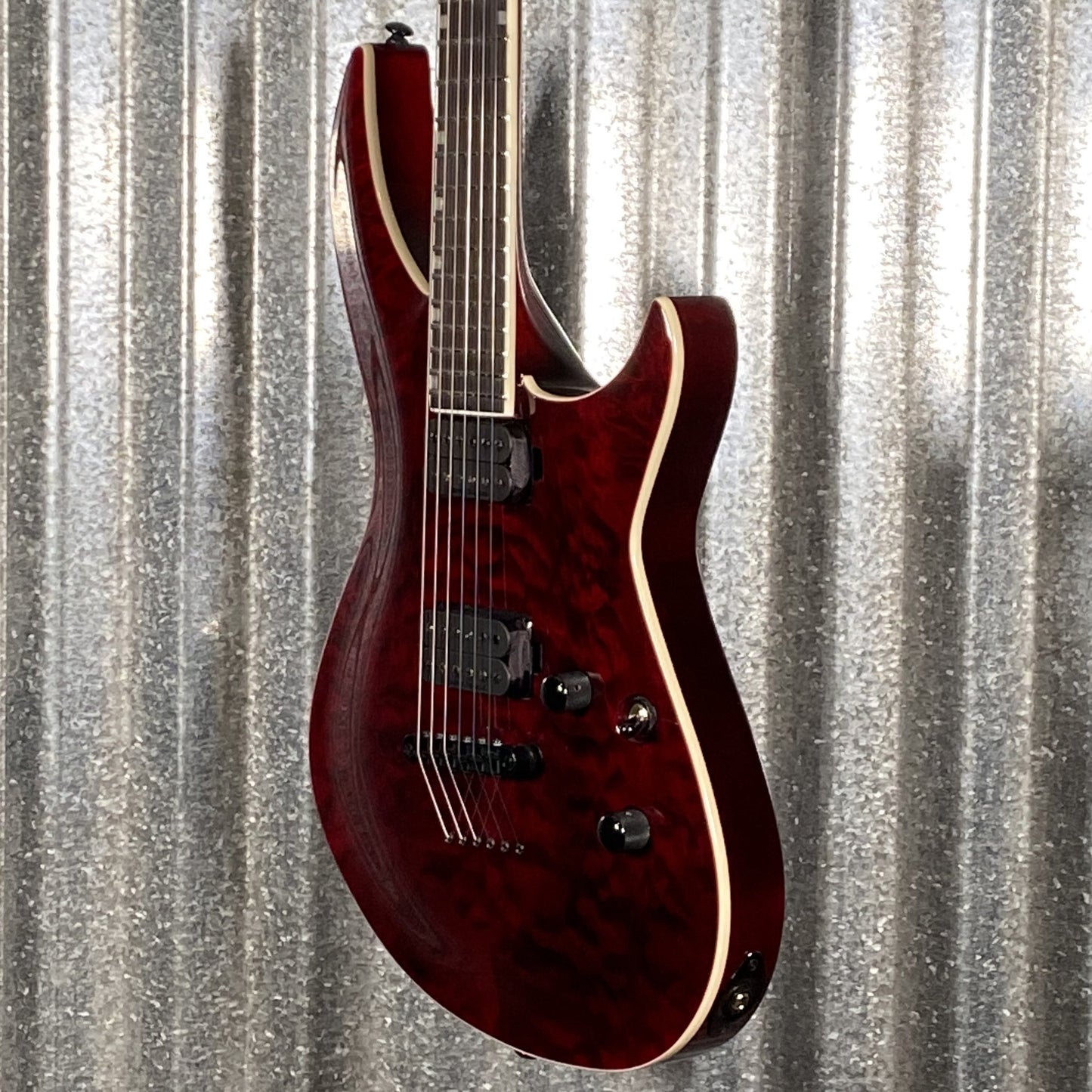 ESP LTD H3-1000 Quilt Top See Thru Black Cherry H31000QMSTBC #1267 Used