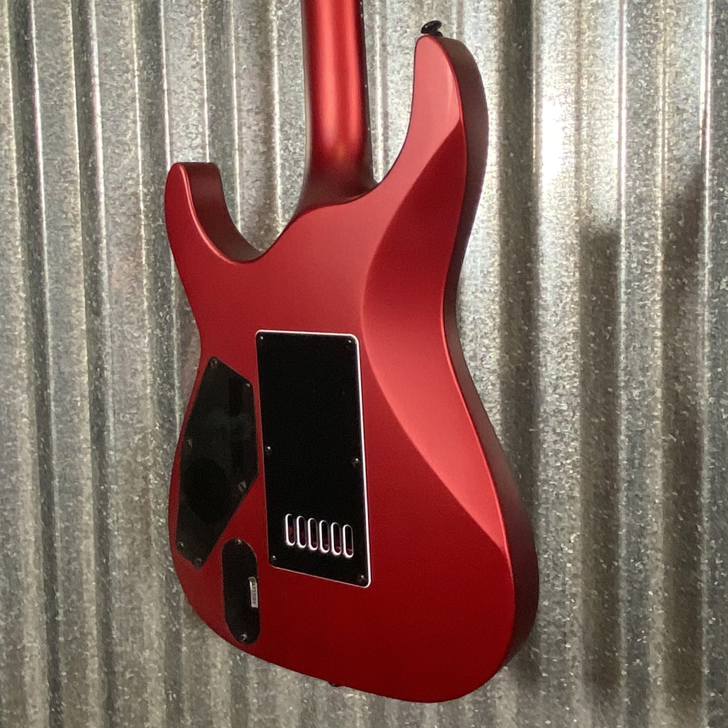 ESP LTD MH-1000 Evertune Candy Apple Red Satin Guitar & Case #0334 Used