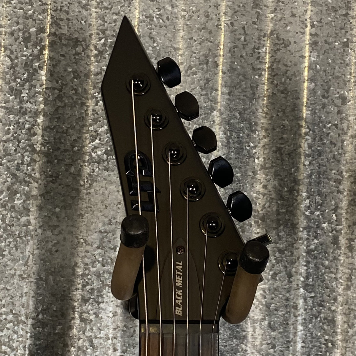 ESP LTD M-HT Black Metal Hard Tail Black Satin Guitar MHTBKMBLKS #1924 Used