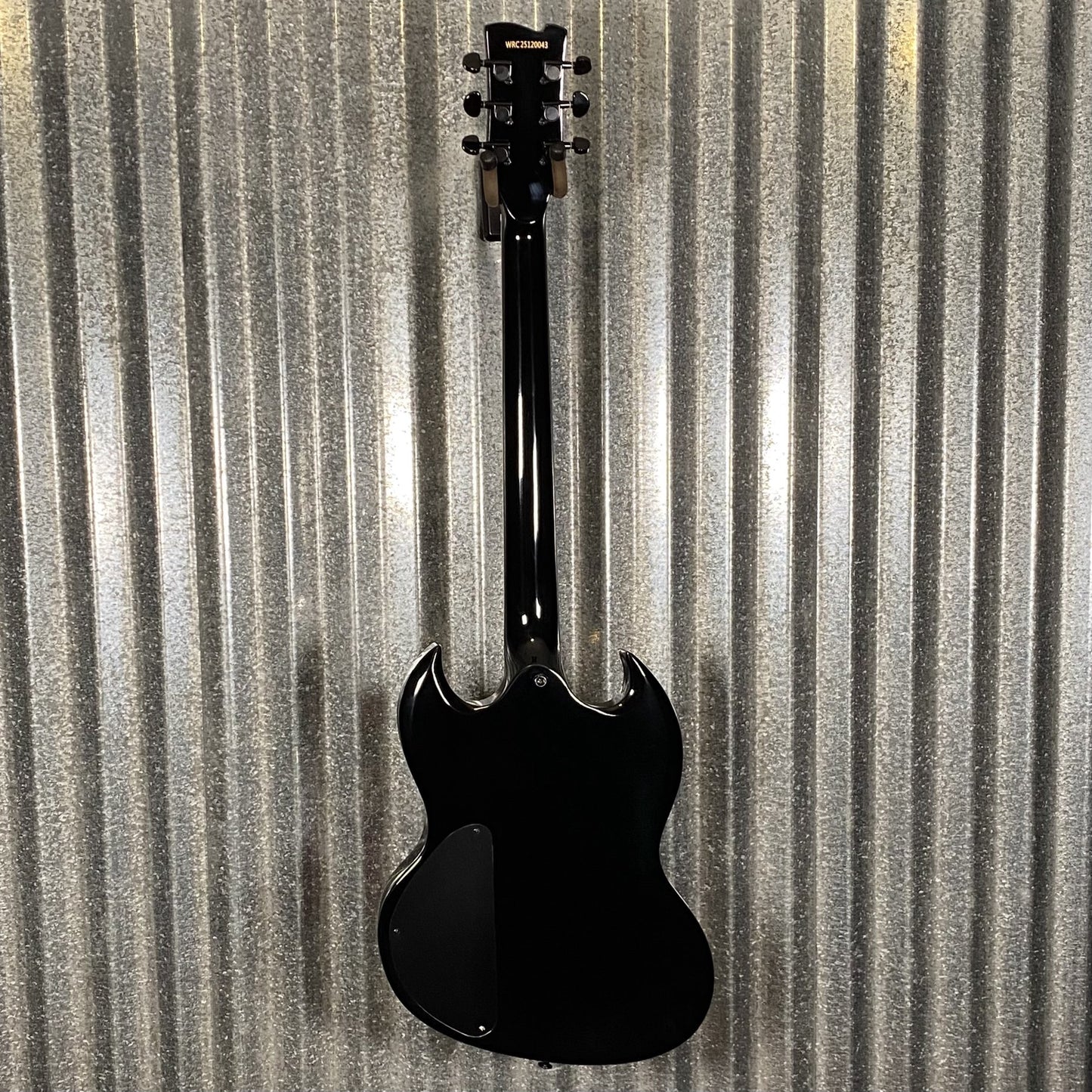 Westcreek Guitars Racer SG Offset Style Black Red Stripe #0043 Used