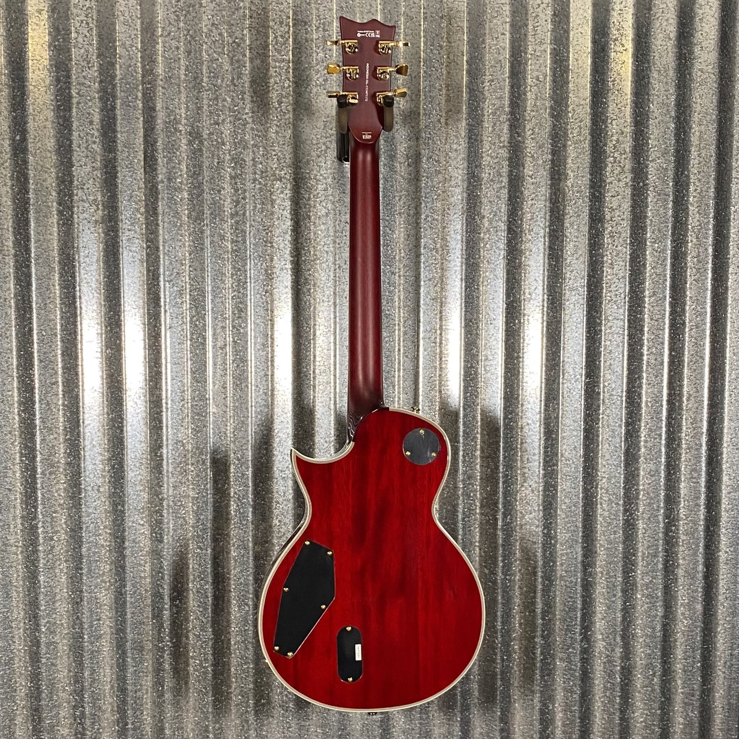 ESP LTD EC-1000T CMT See Thru Black Cherry Guitar #1172 Used