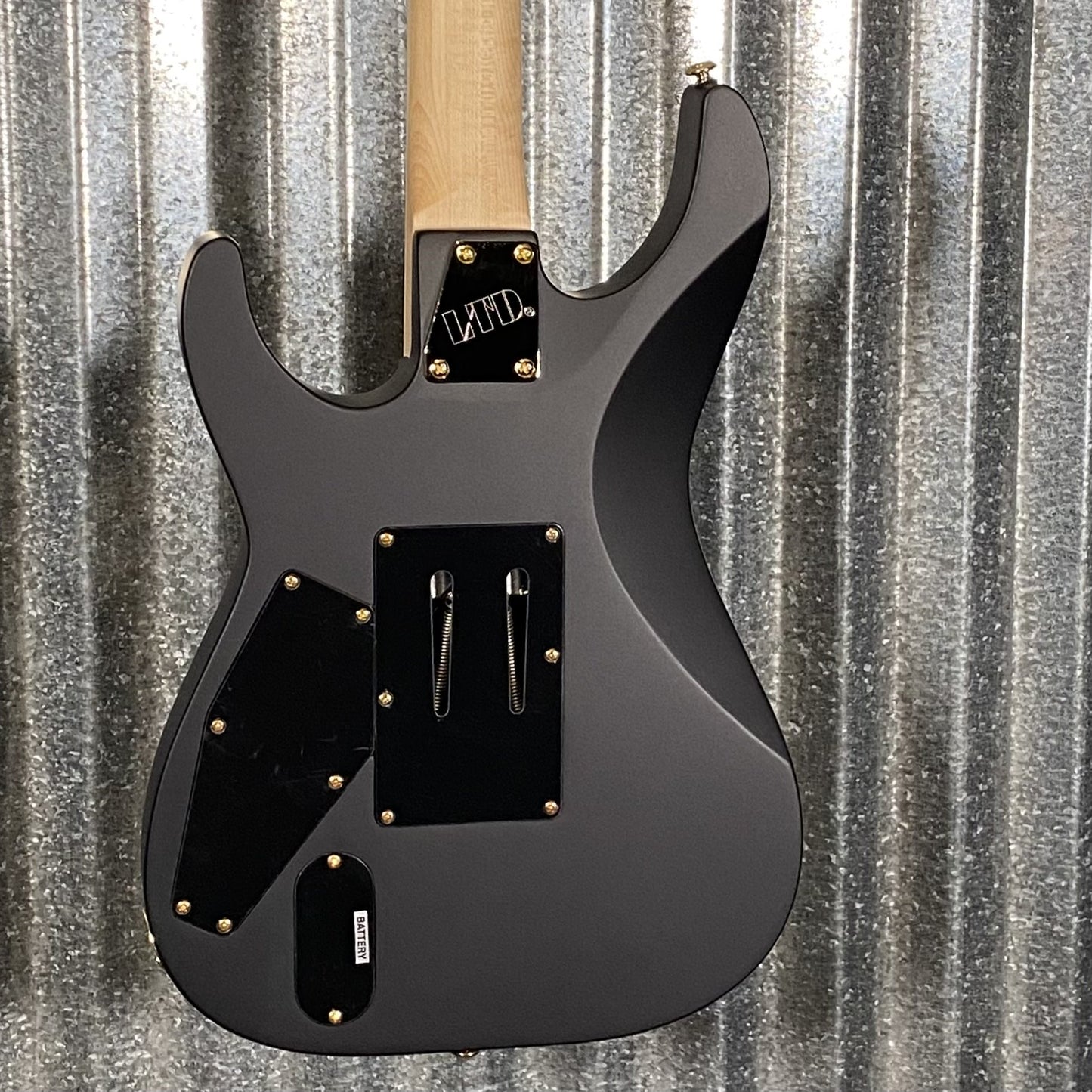 ESP LTD M-1001 Charcoal Metallic Satin Guitar & Case #2046 Used