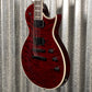 ESP LTD EC-1000 QM Quilt Top See Thru Black Cherry Fluence Guitar EC1000QMSTBC #0183 Used