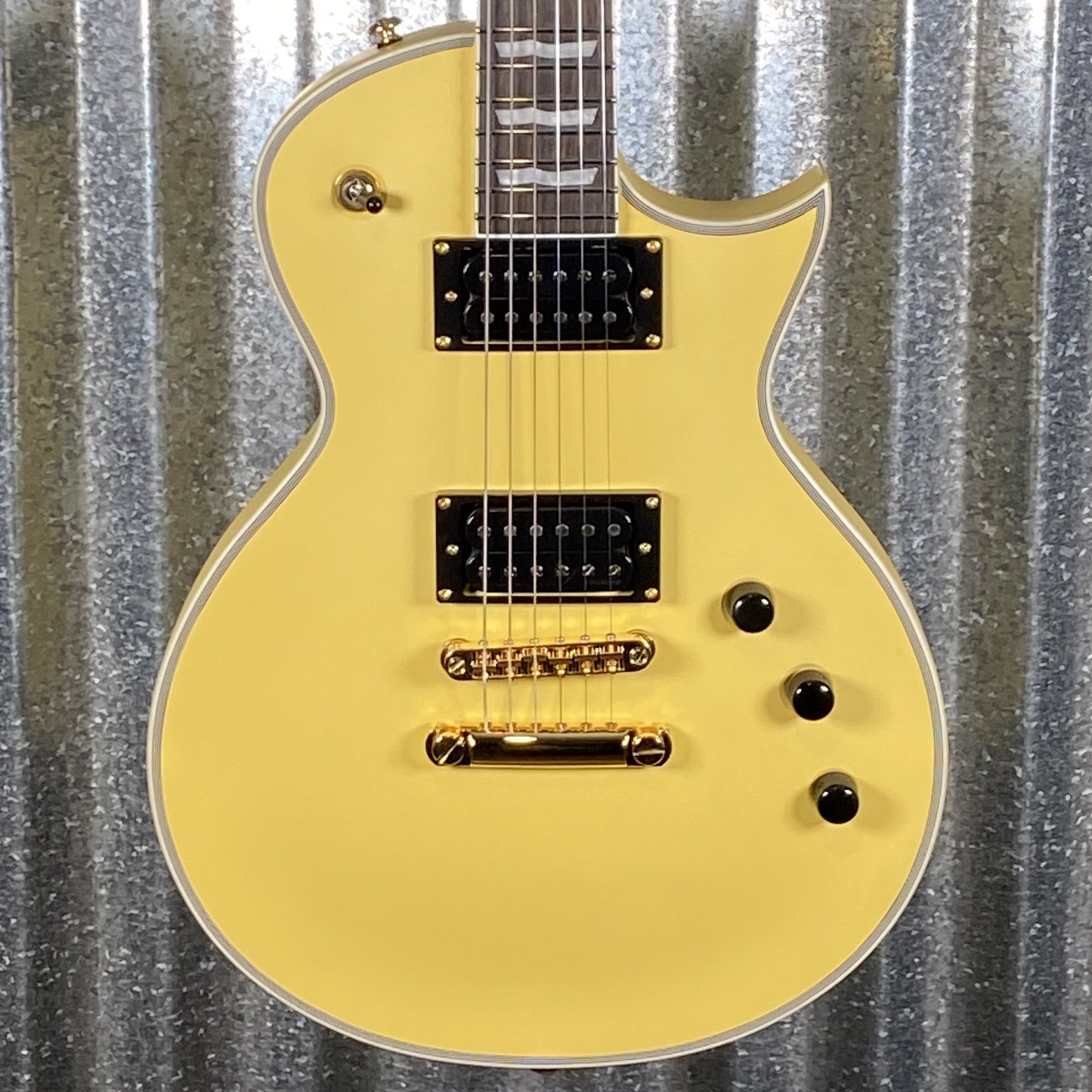 ESP LTD EC-1000TCMT Vintage Gold Satin Guitar EC1000TCTMVGS #1135 Used