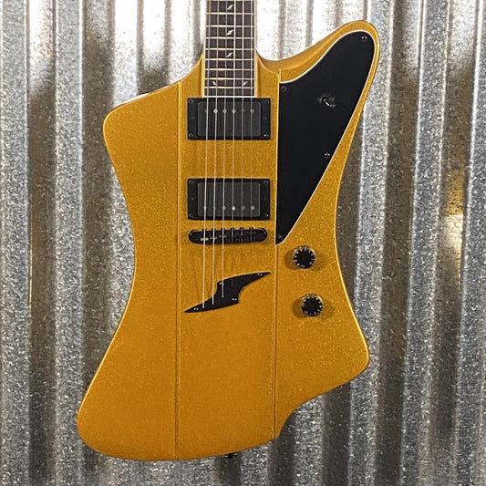 Westcreek Guitars Mirage T Bird Style Dual Humbucker Guitar Gold #0078 Used