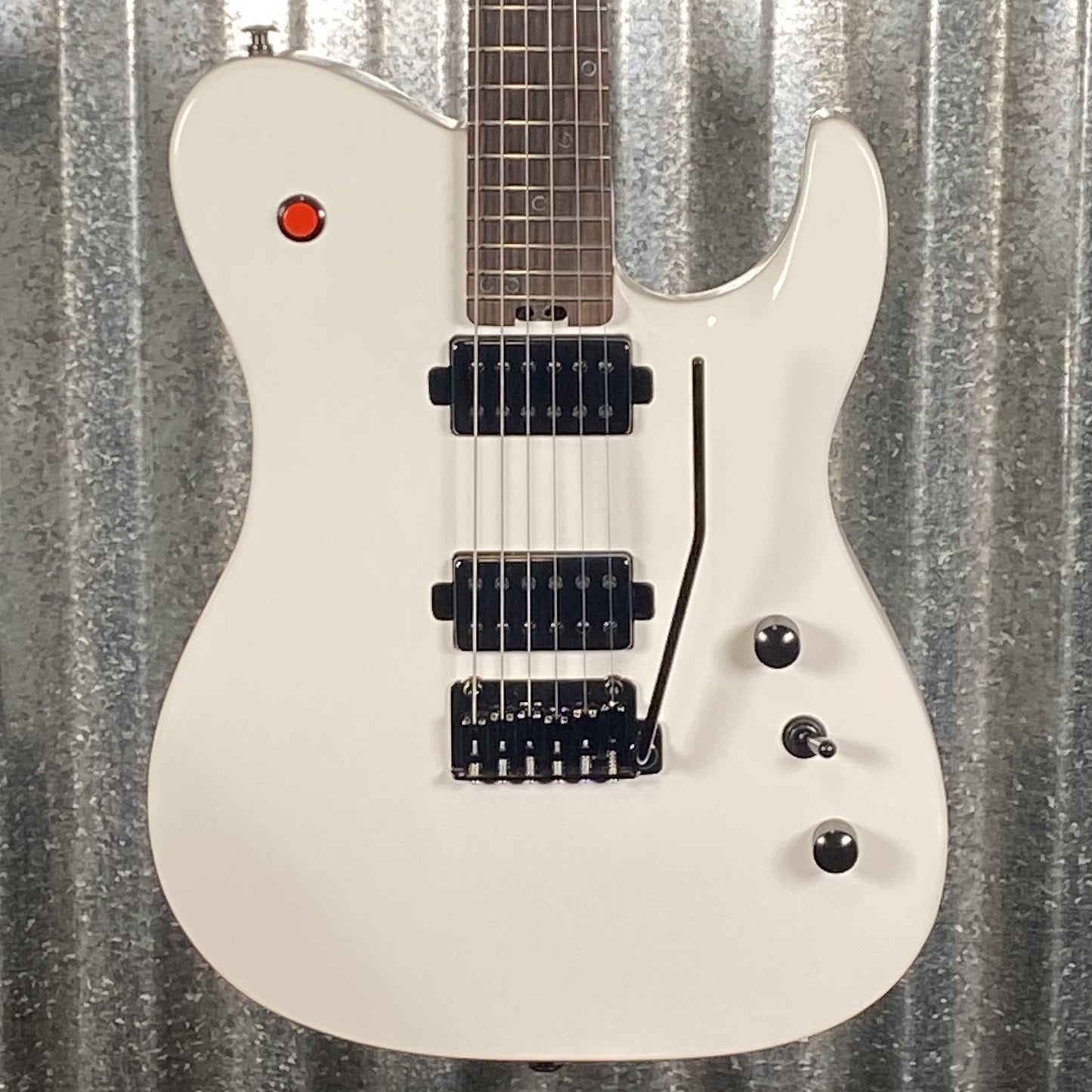 Westcreek Guitars Helyx T Style Dual Humbucker White Guitar #0177 Used