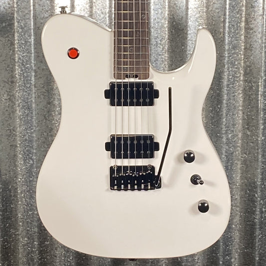 Westcreek Guitars Helyx T Style Dual Humbucker White Guitar #0177 Used