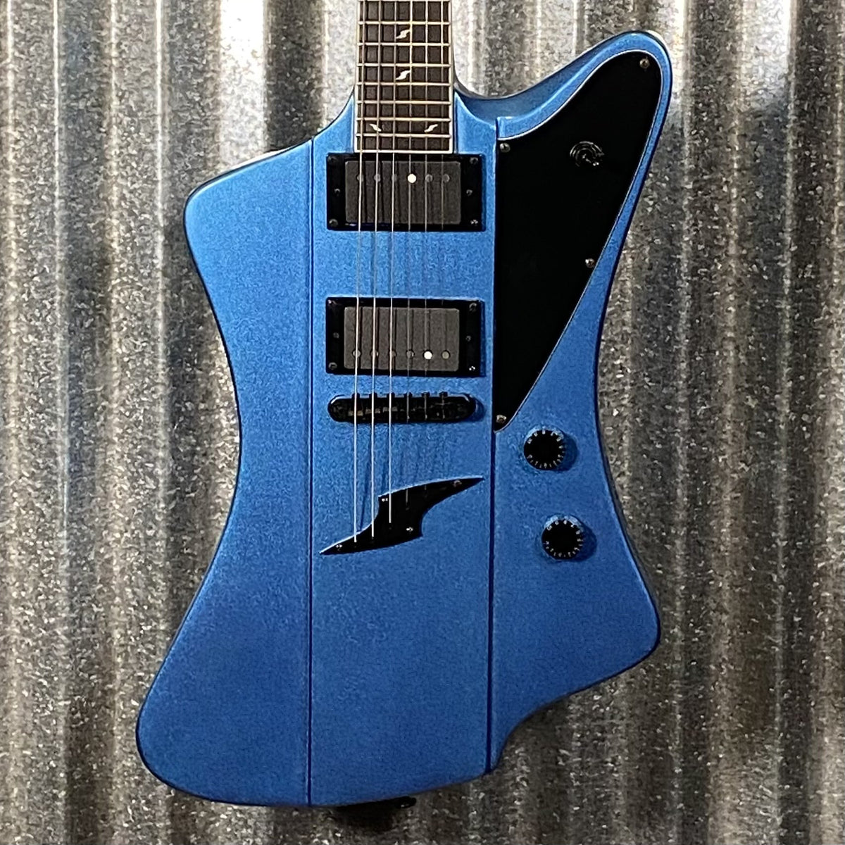 Westcreek Guitars Mirage T Bird Style Dual Humbucker Guitar Blue #0164 Used