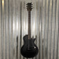 ESP LTD EC Black Metal Black Satin Guitar ECBKMBLKS #1990 Used