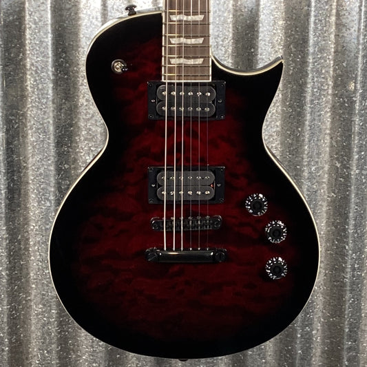 ESP LTD EC-256 Quilt Top See Thru Black Cherry Sunburst Guitar EC256QMSTBC #1256 Used