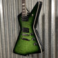 Westcreek Guitars Revenge Explorer Style Trans Green #0076 Used