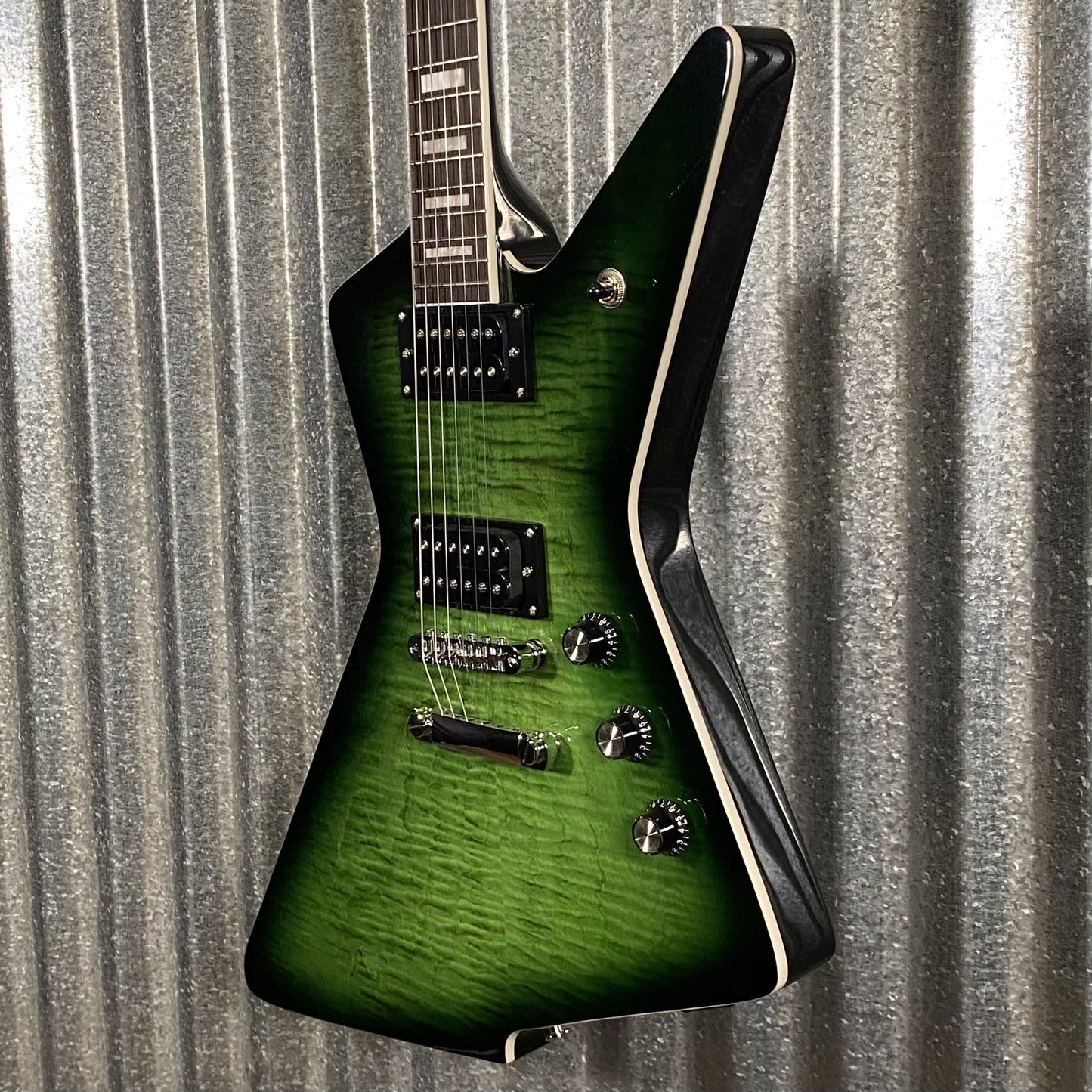 Westcreek Guitars Revenge Explorer Style Trans Green #0076 Used