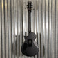 ESP LTD EC FR Black Metal Floyd Rose Black Satin Guitar & Case #1354 Used