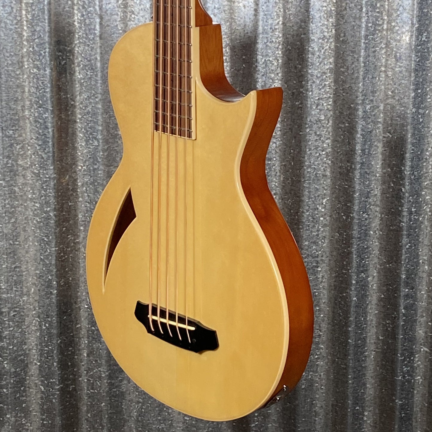 ESP LTD TL-5 5 String Acoustic Electric Thinline Bass Natural TL5NAT #0400 Used