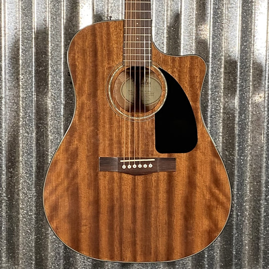 Fender CD-60CE AM Natural Mahogany Acoustic Electric Guitar & Case #5792 Used