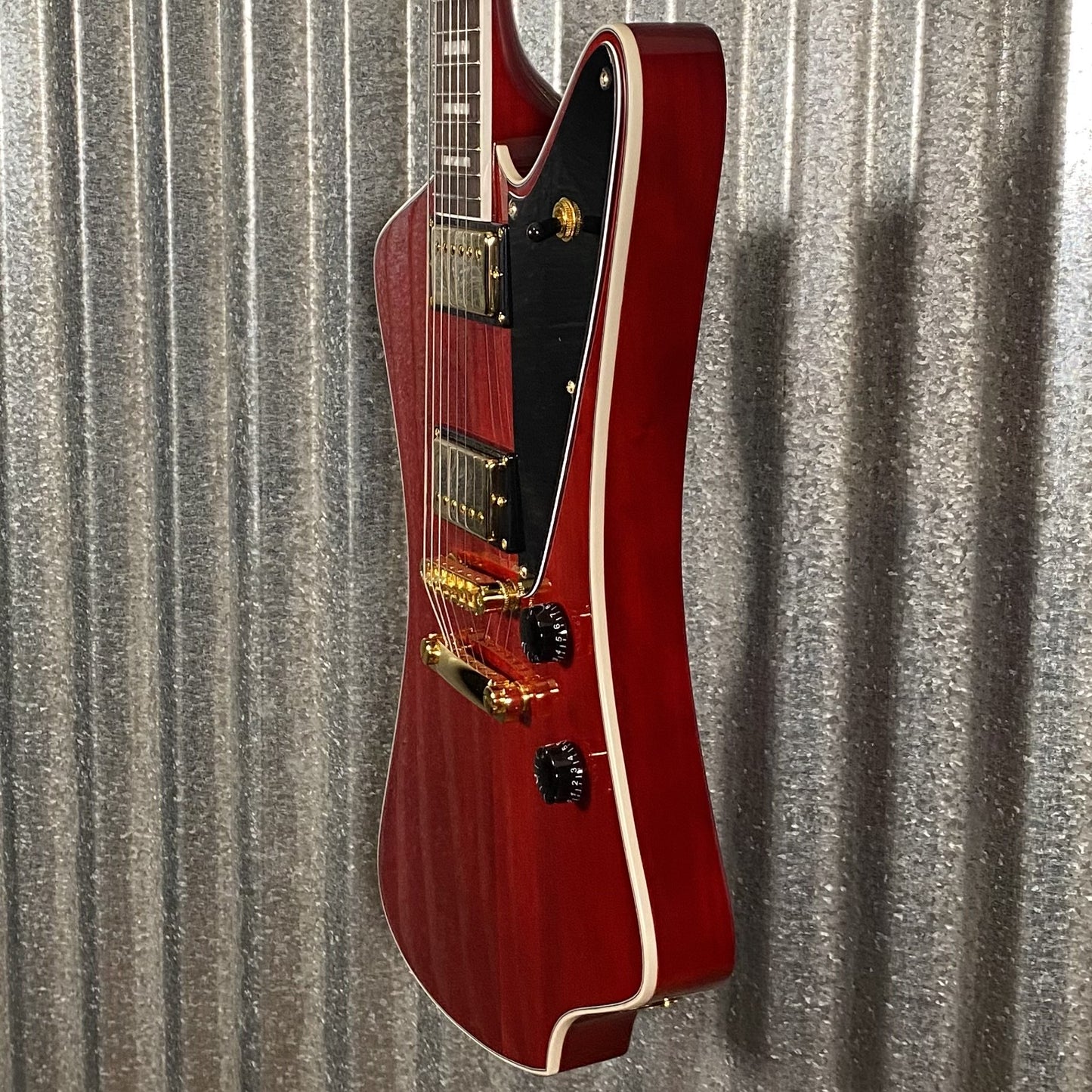 Westcreek Guitars Mirage T Bird Style Dual Humbucker Guitar Red #0065 Used