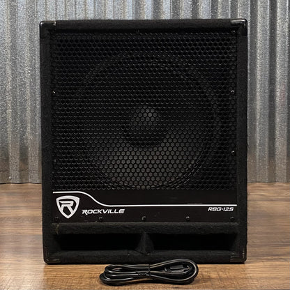 Rockville RBG12S 12" 400 Watt Powered PA Subwoofer #2 Used