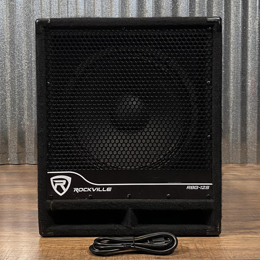 Rockville RBG12S 12" 400 Watt Powered PA Subwoofer #2 Used