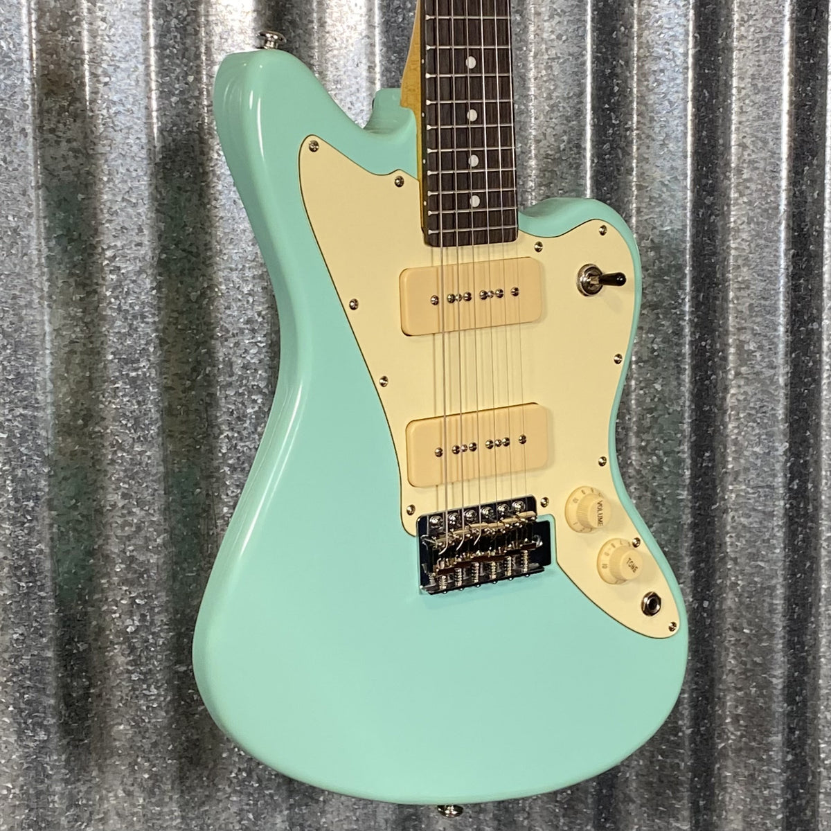 CNZ Audio JM-MINI-SG 3/4 Scale Surf Green Guitar #0068 Used