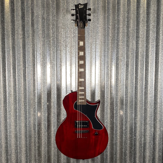ESP LTD EC-201 Flat Top  See Thru Black Cherry Gutar EC201FTSTBC #0977 Used