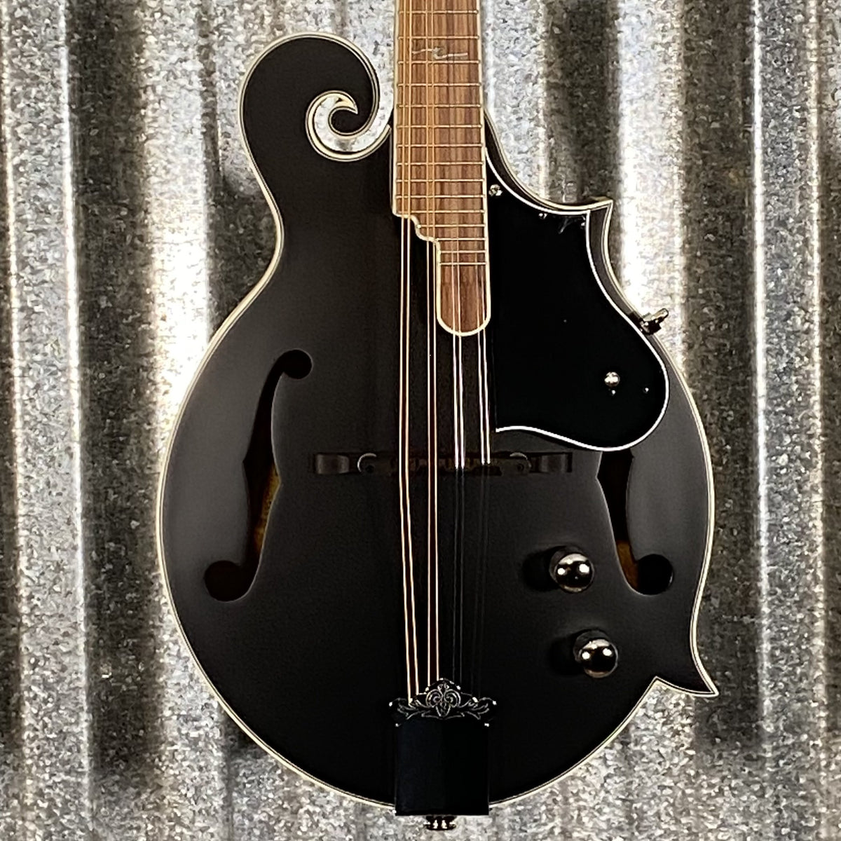 Ortega RMFE40SBK Black F Style Acoustic Electric Mandolin & Bag #0568