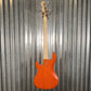 G&L USA Kiloton 5 Clear Orange Frost 5 String Bass & Case #2135 Used
