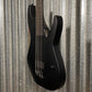 ESP LTD M-4 Black Metal Black Satin 4 String Bass LM4BKMBLKS1 #2076 Used