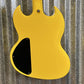 Westcreek Guitars Racer SG Offset Style Bumble-B Yellow #0036 Used