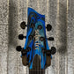 Schecter C-1 Hydro Dip Midnight Tide Guitar Left Hand #0757